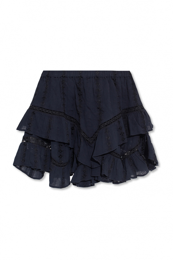 【関税込み】Isabel Marant Etoile ブラック Mifikia ショーツ パンツ＆ショートパンツ Etoile レディース｜ISABEL MARANT